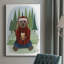 Toile tendue avec châssis Lumberjack Bear-1213673959