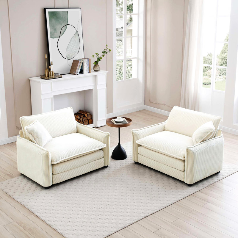 30.71'' Corduroy Sofa