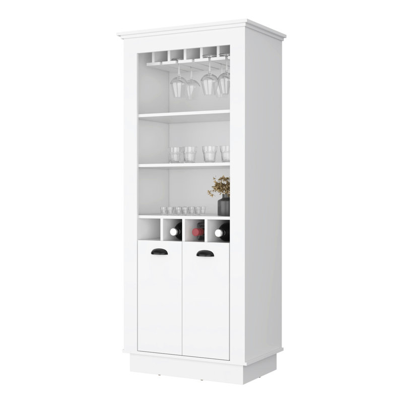 Armoire-bar à vin Tyler, Blanc