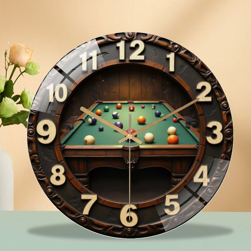 Horloge murale rétro 12 po