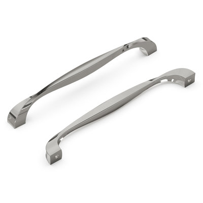 Twist Collection Handle Pull - 7-9/16" Center to Center Cabinet Pull Polished Nickel - Transitional Hardware for Drawers & Cabinets