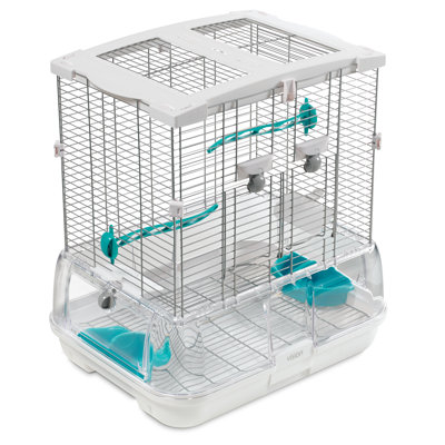 Vision Bird Cage For Small Birds (S01), Small Wire, Single Height, 45.5 X 35.5 X 51 Cm (18 X 14 X 20 In)