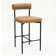 Dahlia Upholstered Counter Stool with Metal Frame