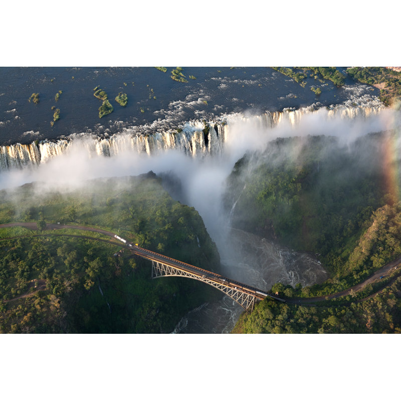 Victoria Falls by Photoromano - Wrapped Canvas Print, 51cm H x 76cm W