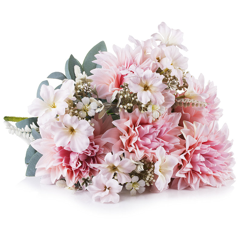 Buisson de fleurs artificielles, Rose