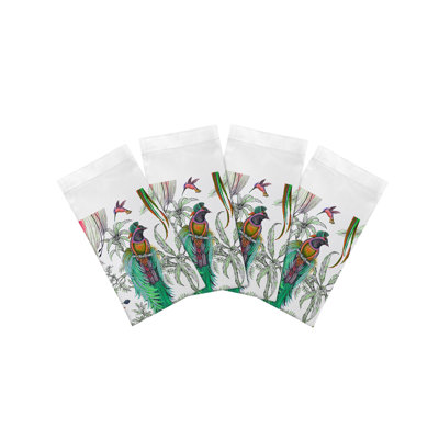 Audubon Exotica Cotton Sateen Dinner Napkins