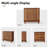 Farmhouse 31.73'' W 2 - Door Accent Cabinet Sideboard-30618357-30200230