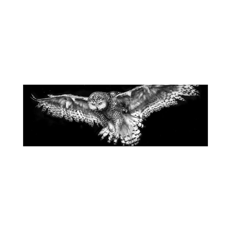 Snowy In The Rain 1 Piece Wrapped Canvas Panoramic Wall Art, 30.48 cm H x 91.44 cm W x 1.91 cm D