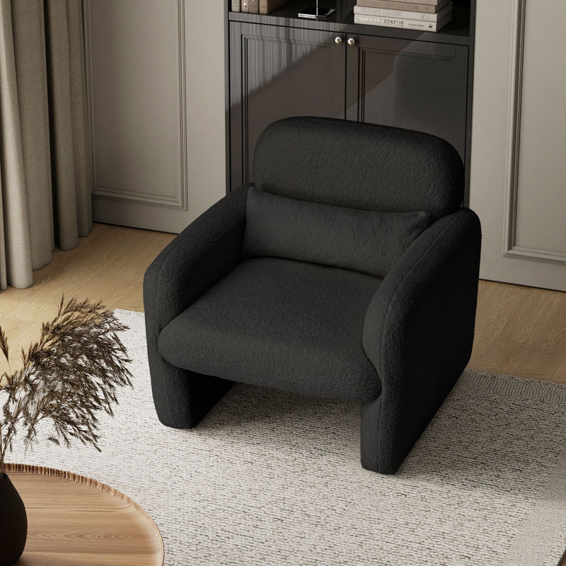 Fauteuil 33,5 po, Ours en peluche noir