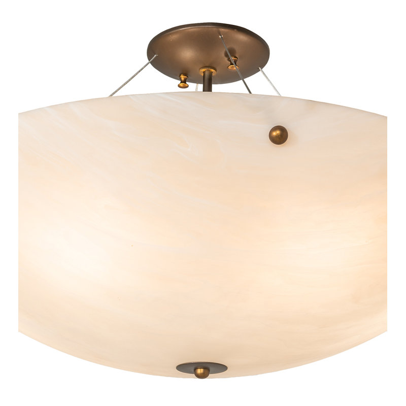 6 - Light Semi Flush Mount