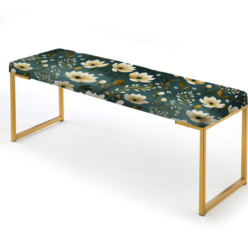 Motif de jonquilles vert et blanc Allure