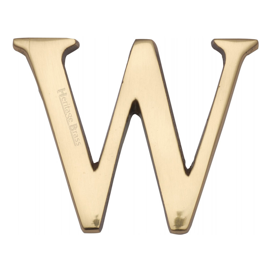 Heritage Brass Heritage Alphabet Rear Fix 5.1cm (2")