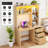 Modern Computer Desk With Pull-out Desk Lamp And Smart Led Lighting-150653768