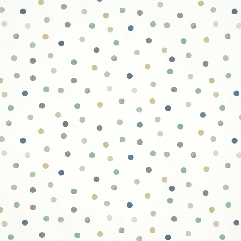 Bon Bon Wallpaper, Gilver/Duck Egg/Denim