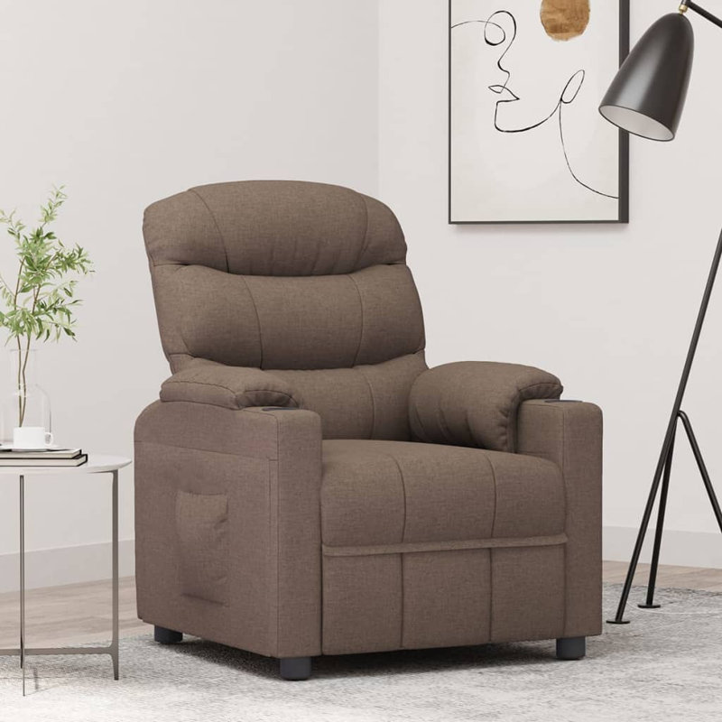 Recliner Chair Fabric, Taupe