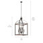 Lustre géométrique à 8 lumières Larkin-1830798286