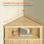 Petite armoire d'angle avec 1 tablette réglable