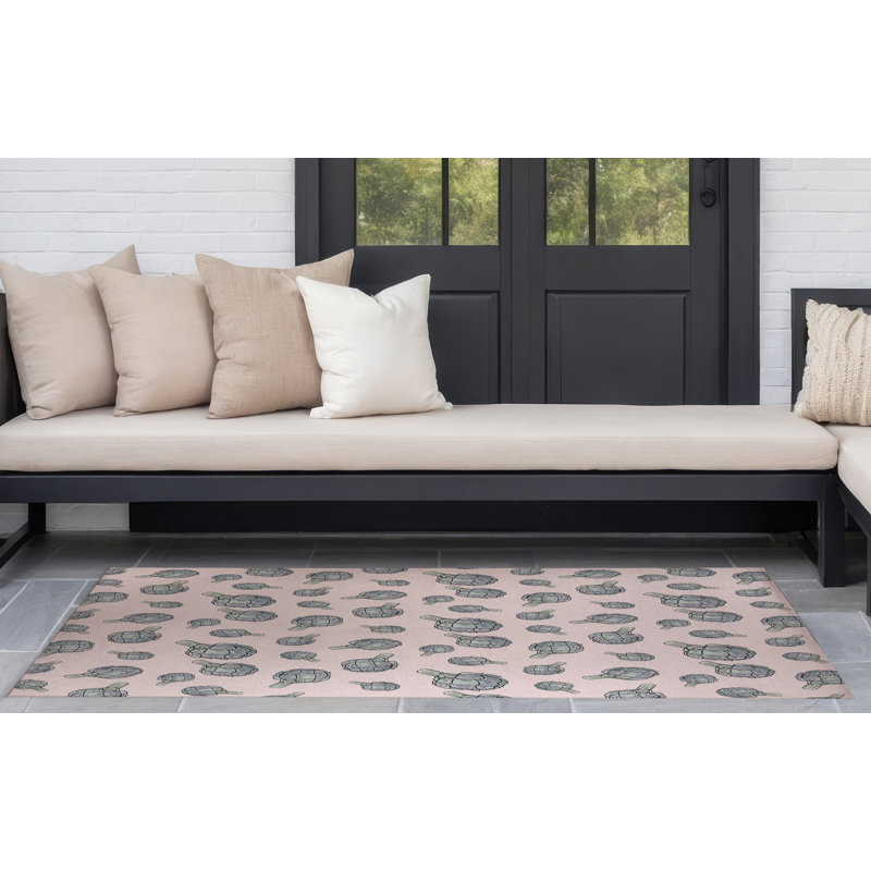 Tapis d'été Summer Artichaut, Rectangulaire 3 pi x 5 pi