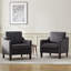 Fauteuil avec pieds en bois massif-892651835