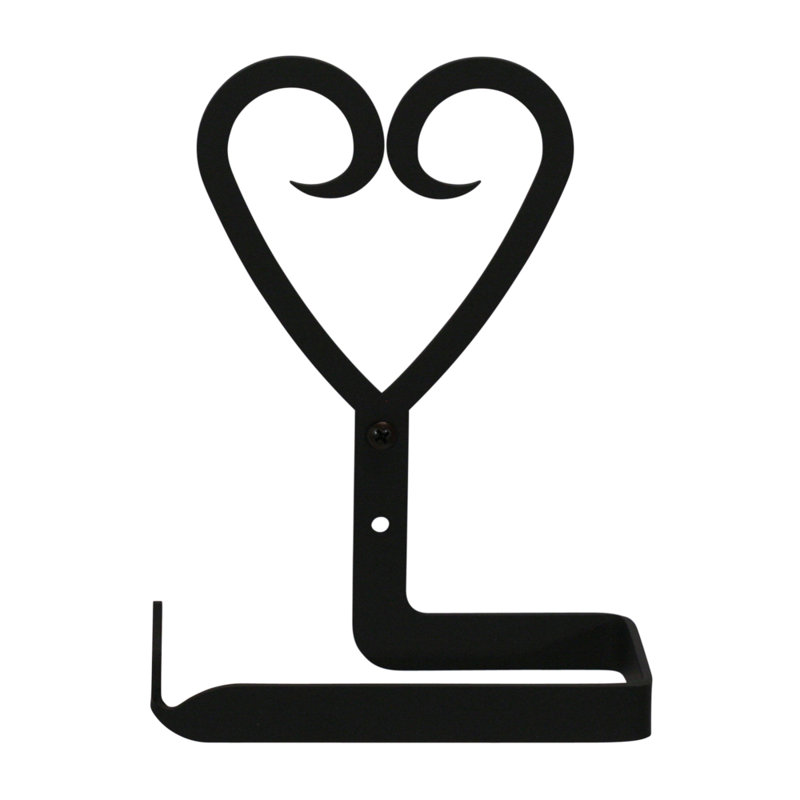 Heart Wall Mount Toilet Paper Holder