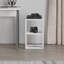 Malak Modern Bedside Table with Open Shelves - Versatile Side, Coffee or End Table for Bedroom or Living Room-24384077