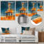 Orange orange, plate-forme de pétrole alimentant le futur-783647978-783647979