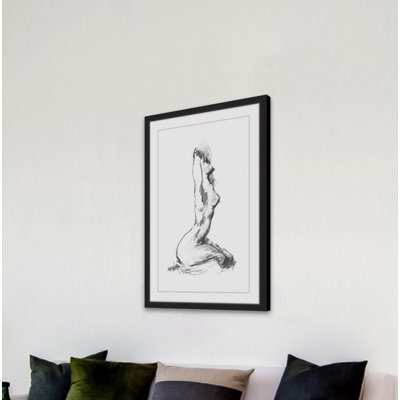 «Relaxed», reproduction encadrée