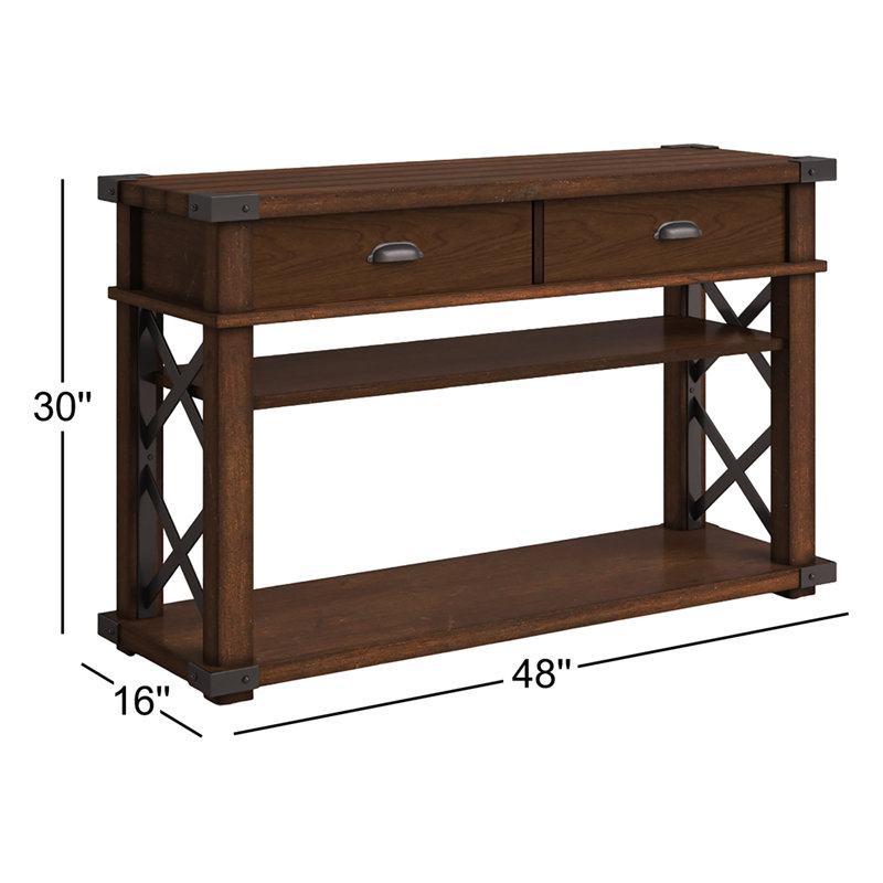 Bridget 48'' Solid Wood Console Table
