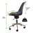 Uncaged Ergonomics Active Task Chair - Ergonomic Rolling Office Chair with Balance Seat, Adjustable Height & 360° Swivel