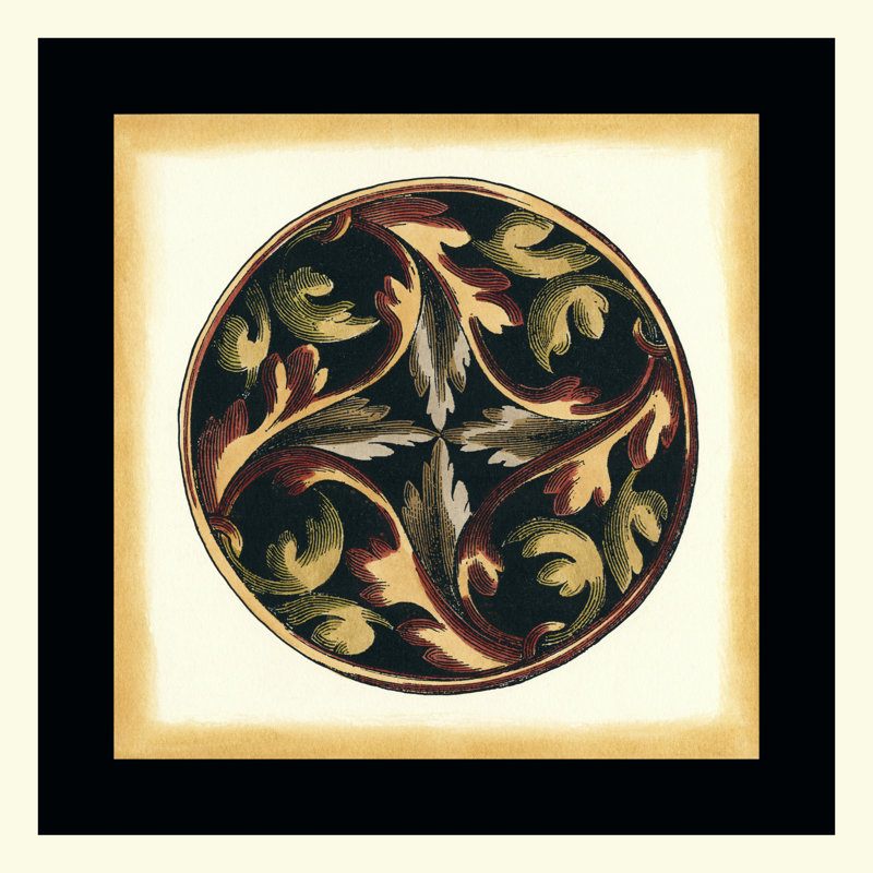 Small - Ornamental Accents III by Vision Studio - Wrapped Canvas Painting, 30cm H x 30cm W x 3.8cm D