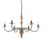 Lustre 6 lumières 34 po French Country