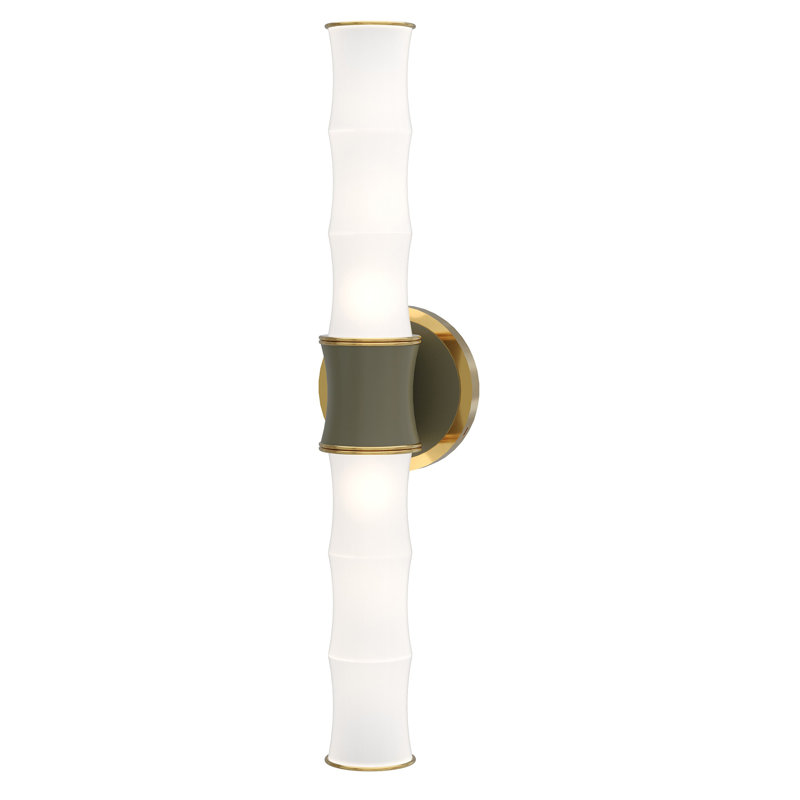 Kane 2 - Light Up/Down Wall Sconce, Matte Smokey/Gold