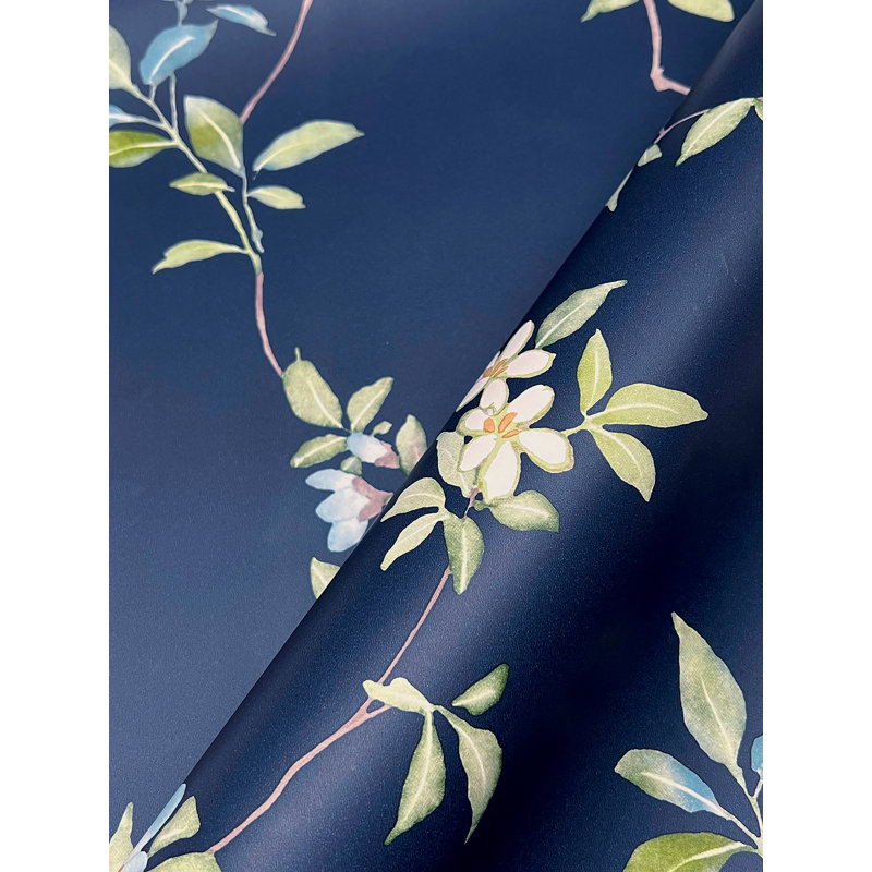 Papier peint April Blossom Cobalt, Marine