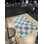 Mira Blue-Beige Themed Geometric Shape Patterned Creative Modern Decorative Rug