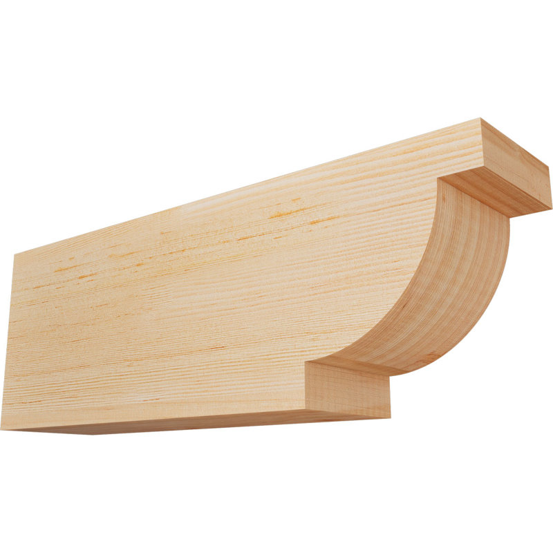 Queue Alpine, Sapin de Douglas, H 6 po x l 16 po x P 3,5 po