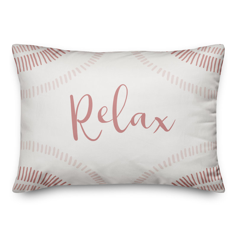 Housse et insert de coussin rectangulaire pour l'extérieur Relax Arch 18, Rose