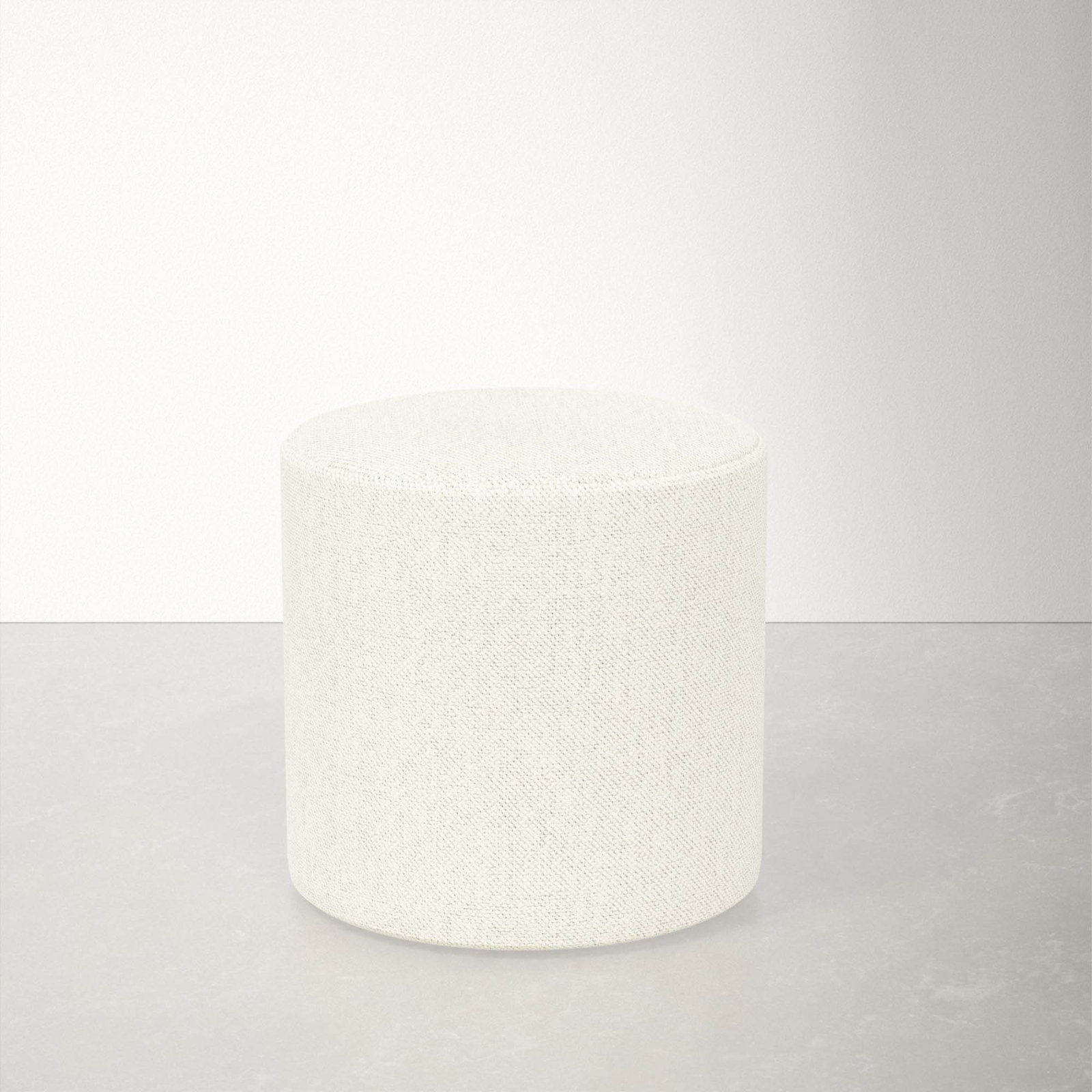 Orlando Upholstered Ottoman, Milsap Canvas Sustain® Tweed