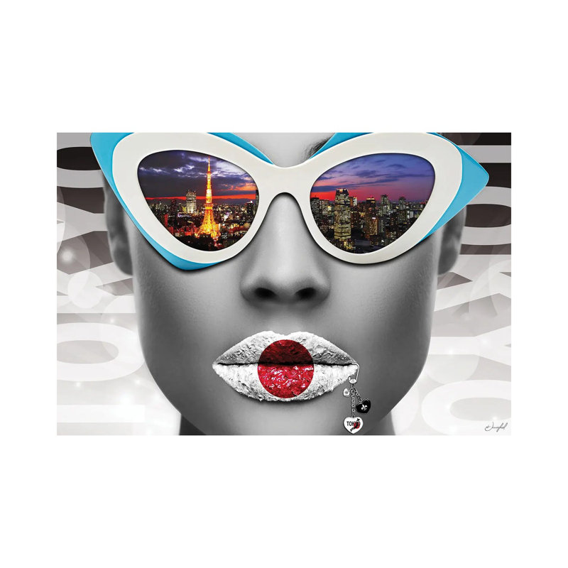 Musa Tokyo by Jan Raphael - Wrapped Canvas Print, 20.32 cm H x 30.48 cm W