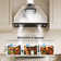 VIKIO 30" 900 CFM Convertible Insert Range Hood In Stainless Steel With Baffle Filter