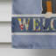 Polyester 2 côtés 40 x 28 po welcome drapeau maison-73943172