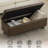 Faux Leather Upholstered Storage Bench-175698345-198672169