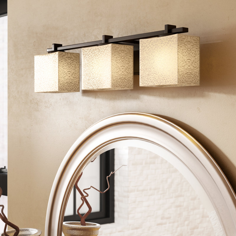 Éclairage pour meuble-lavabo 3 lumières Casson, Bronze foncé