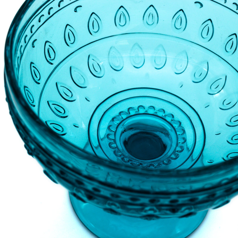 Ensemble de verres à pied Fez, Turquoise