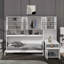 Lit escamotable simple avec placard et bureau