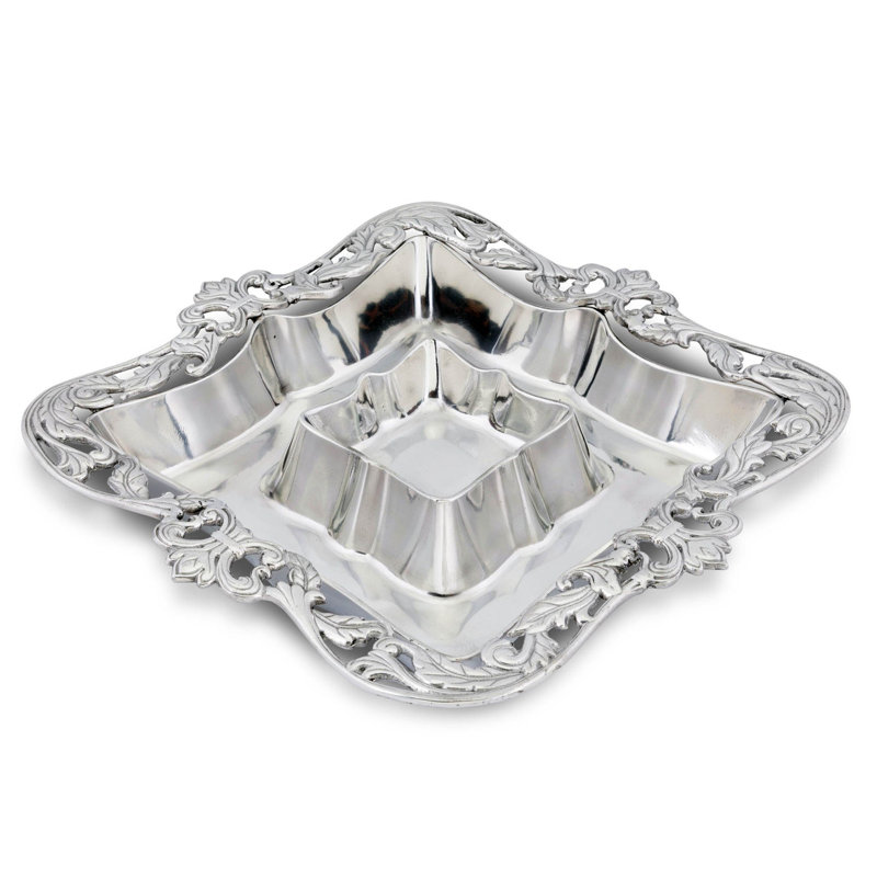 Puce et plateau dip Fleur De Lis