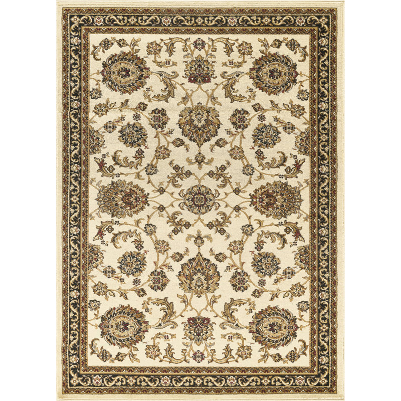 Classic GC_VIN5011 Cream 2 Ft. X 3 Ft. Area Rug, Cream, Rectangle 2' x 3'