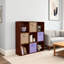 Étagère de rangement à 9 cubes avec tablettes réglables, bibliothèque robuste pour l'organisation de bureau à domicile-1341837671-1341837676