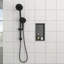 Niche de douche en acier inoxydable 13 po x 7 po, noir bronze