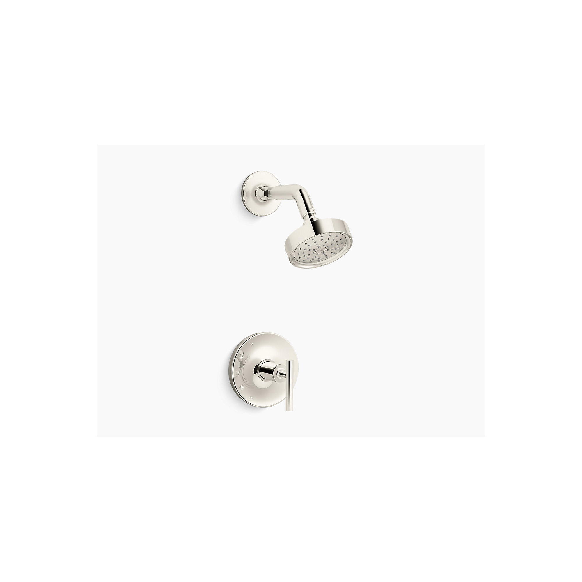 Purist Shower Trim, Vibrant Polished Nickel, Lever Handle