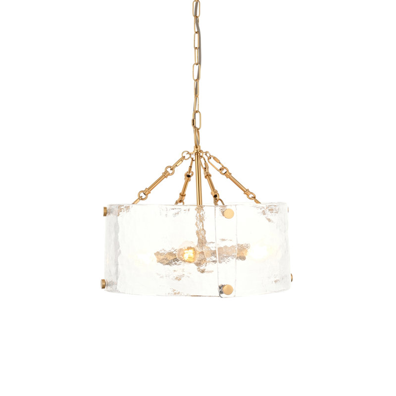 Chandelier, 30cm H x 39cm W x 39cm D, 4 Lights